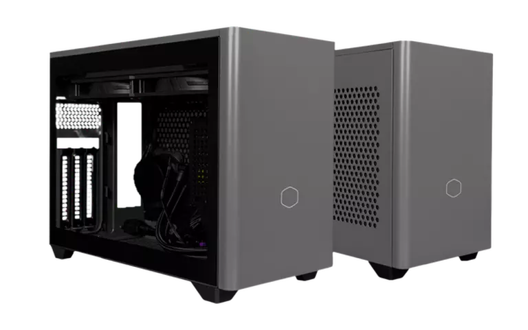 Tempered Glass and Ventilated Steel Left Side Panel Options