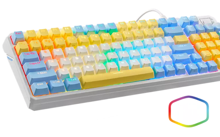 RGB backlightning