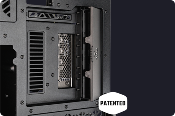 Tool-less Vertical GPU Mounting