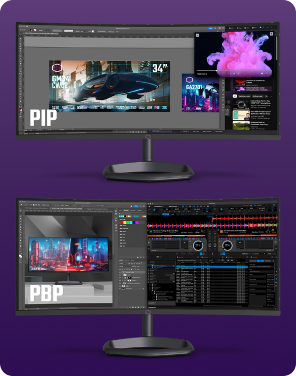 Picture in picture (PIP) &  Picture by picture (PBP)