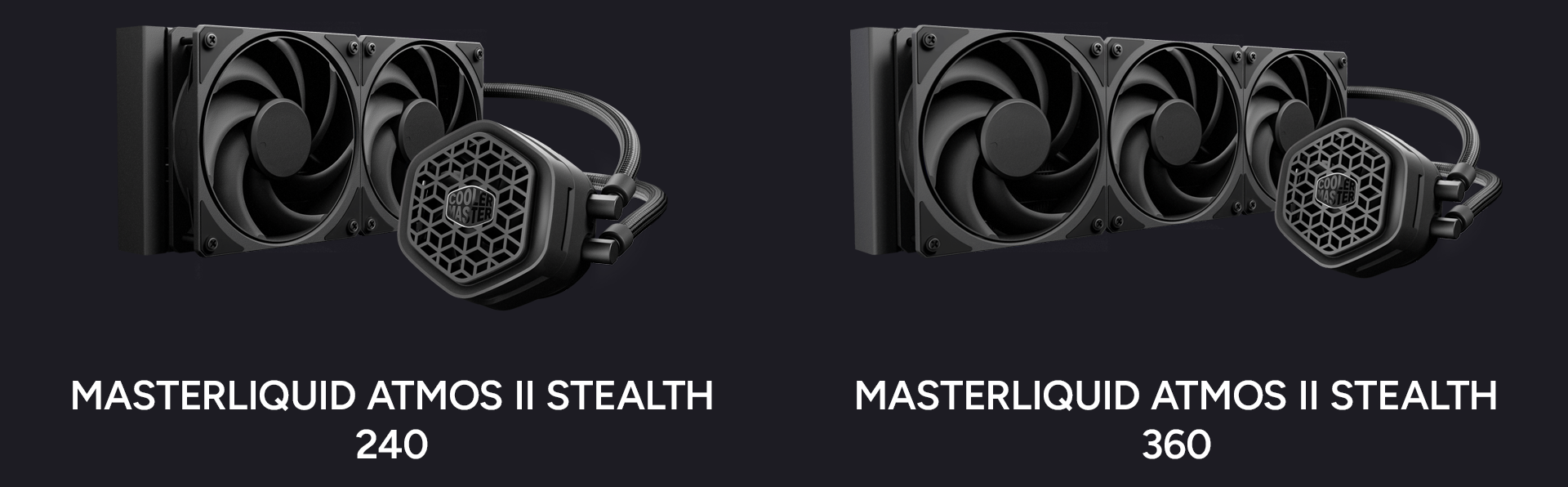 MasterLiquid Atmos II Stealth Series