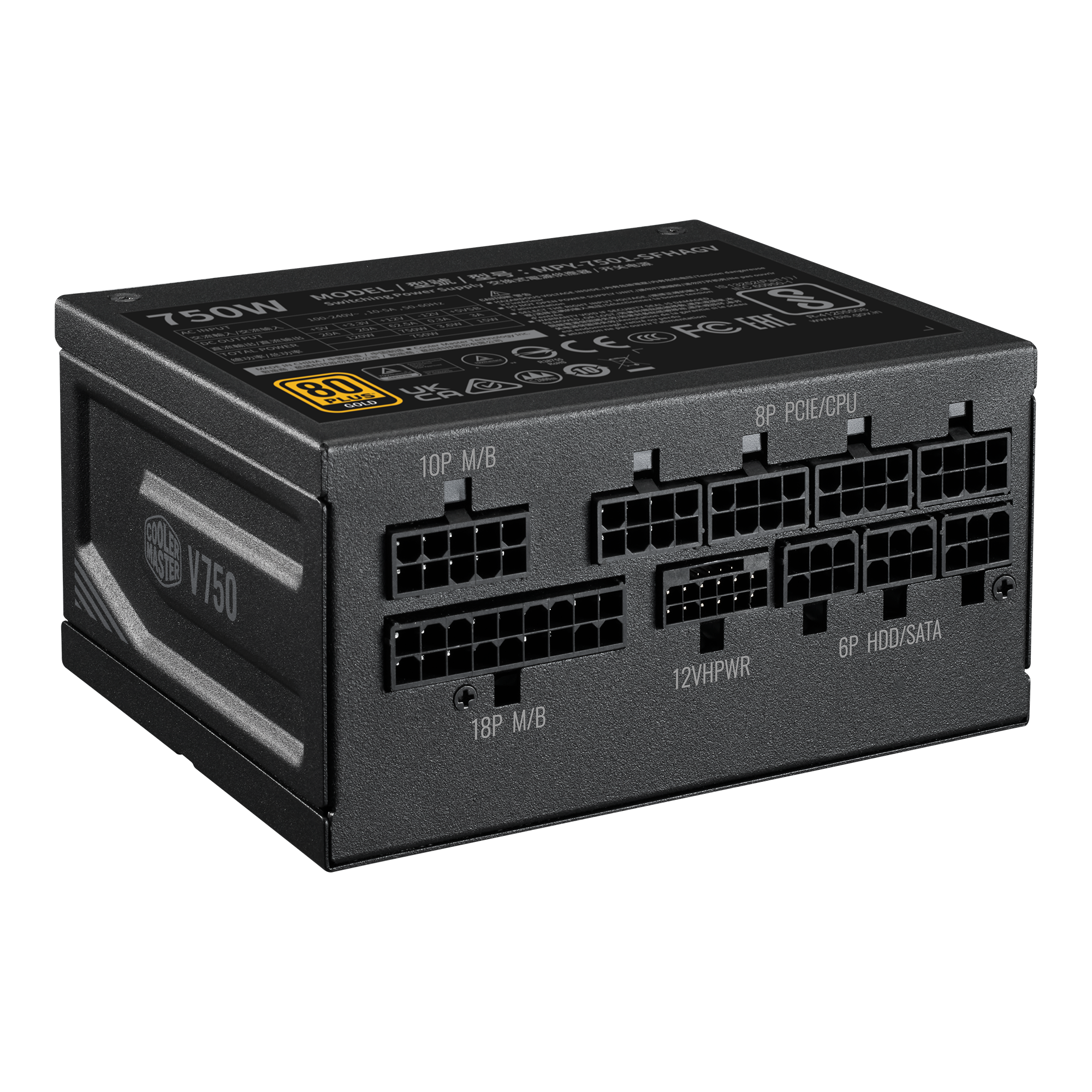 V SFX Gold 750 ATX 3.0 image number 2