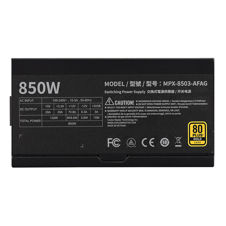 MWE Gold 850 V3 ATX 3.1 image number 7