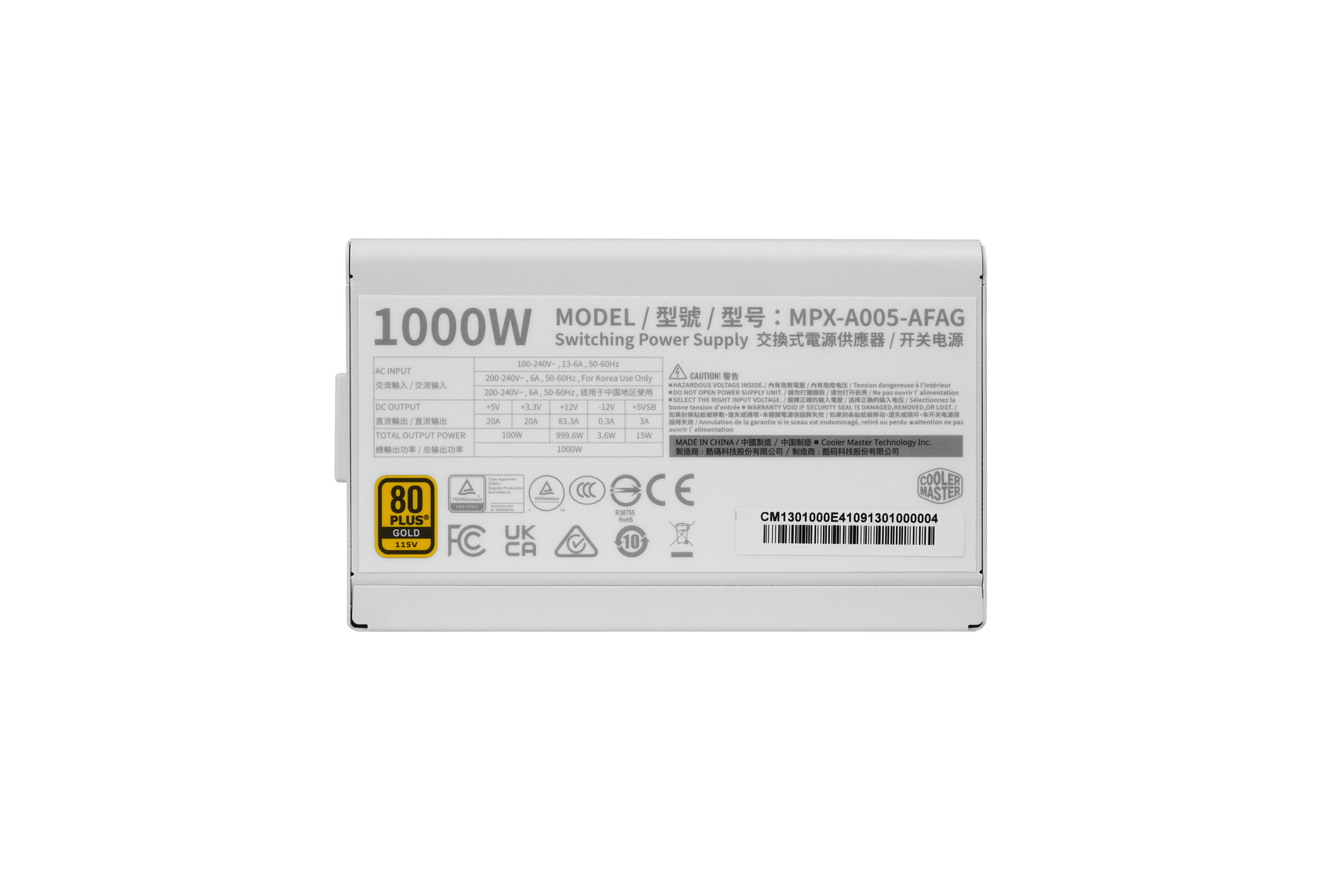 Elite Gold 1000 White Edition (All-Japanese Capacitors) image number 3