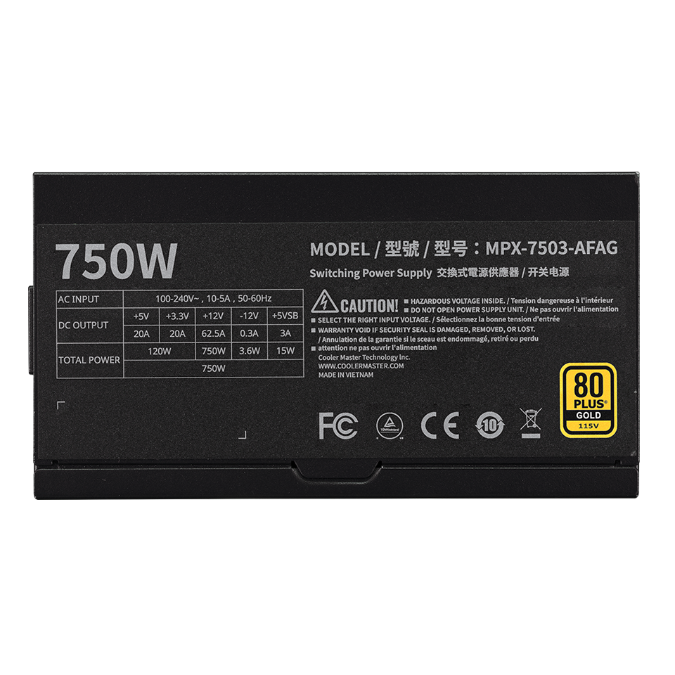 MWE Gold 750 V3 ATX 3.1 image number 5