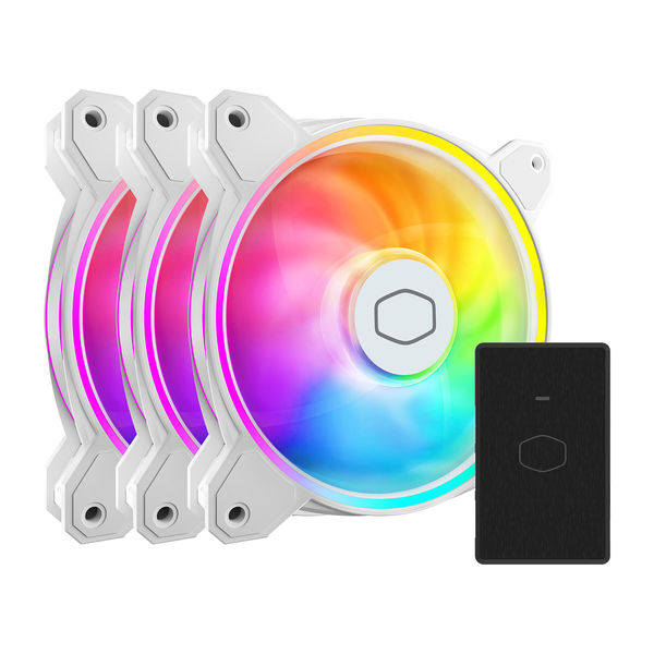 MasterFan MF120 Halo&sup2; White 3in1